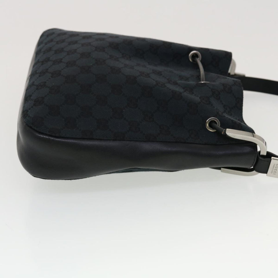 Gucci GG Canvas Shoulder Bag Black yk7193