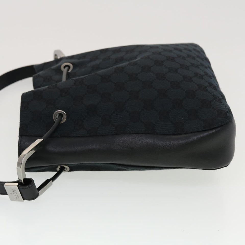 Gucci GG Canvas Shoulder Bag Black yk7193