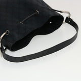Gucci GG Canvas Shoulder Bag Black yk7193