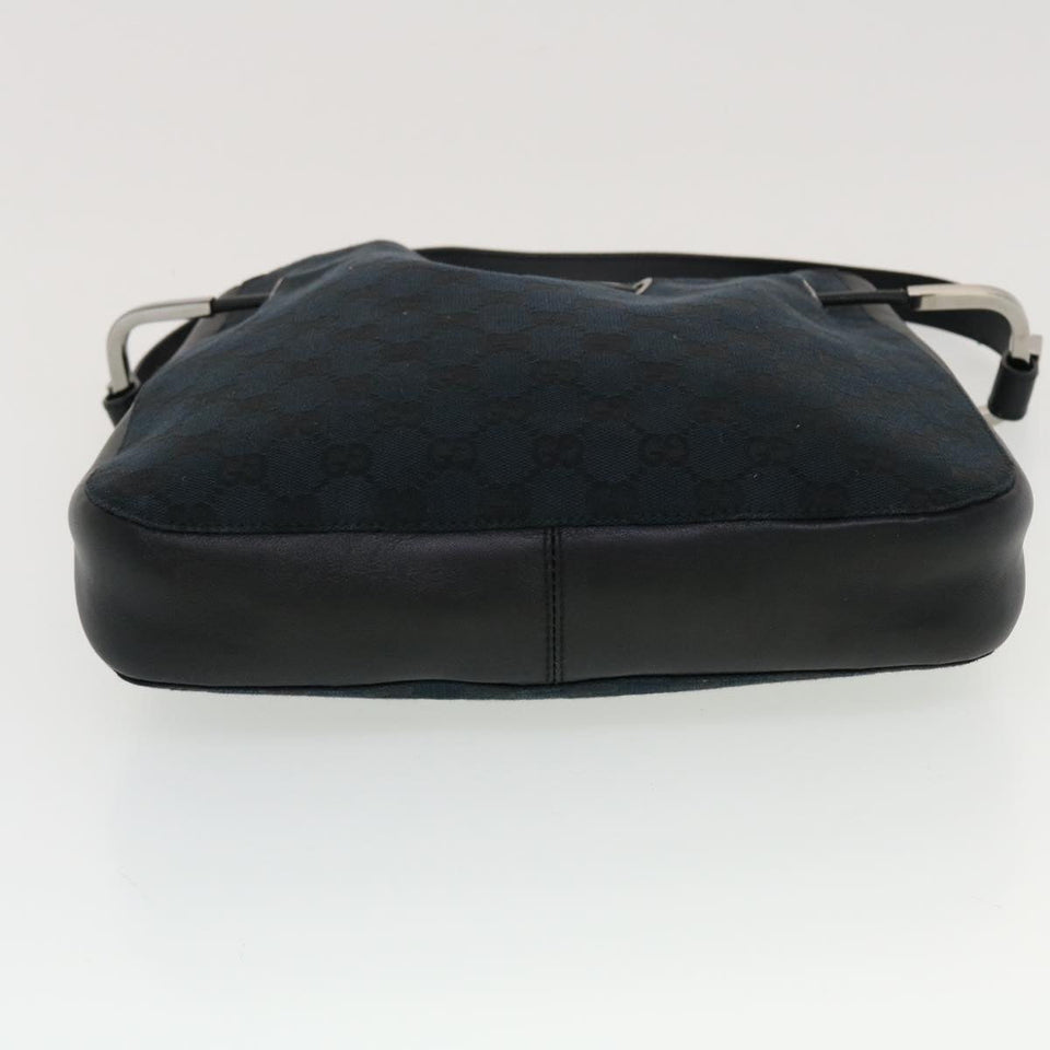 Gucci GG Canvas Shoulder Bag Black yk7193