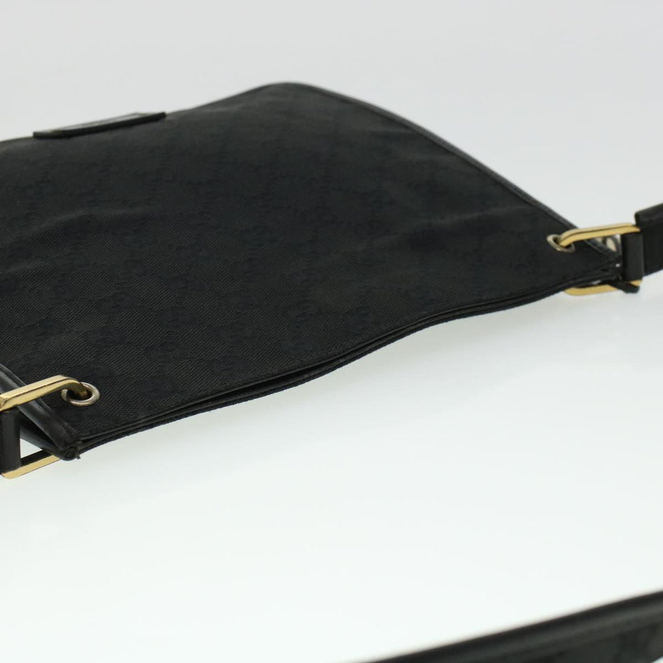 Gucci GG Canvas Shoulder Bag Black 91762 yk7260