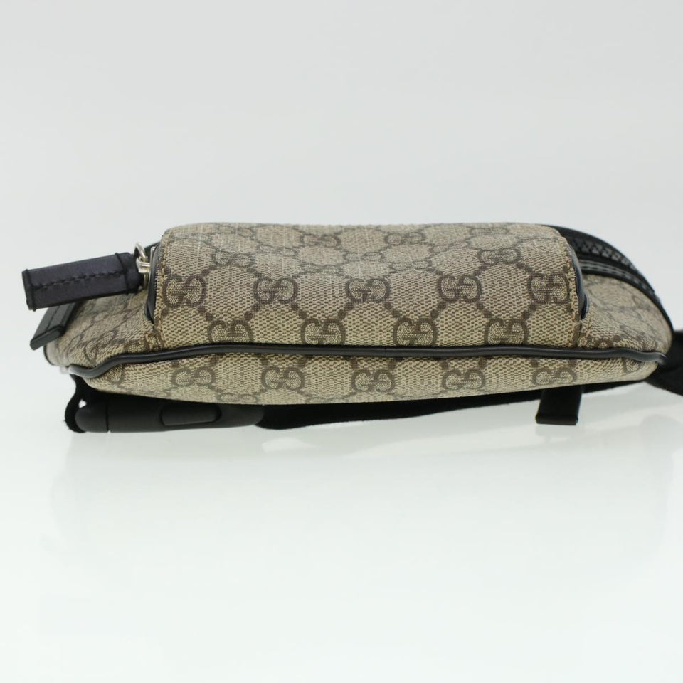 Gucci GG Canvas Body Bag PVC Leather Beige 450946 yk7290