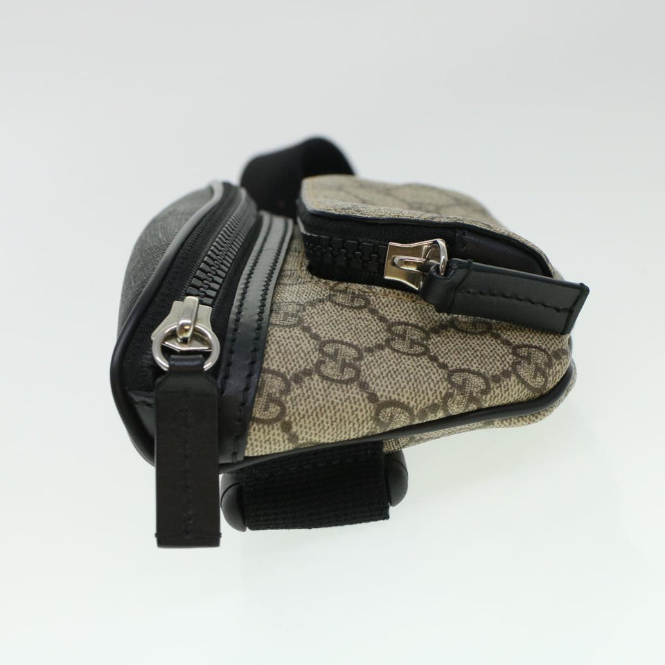 Gucci GG Canvas Body Bag PVC Leather Beige 450946 yk7290