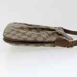 Gucci GG Canvas Shoulder Bag PVC Leather Beige yk7340