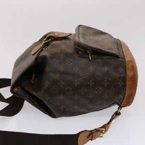 Louis Vuitton Monogram Montsouris GM Backpack LV Auth yk7608