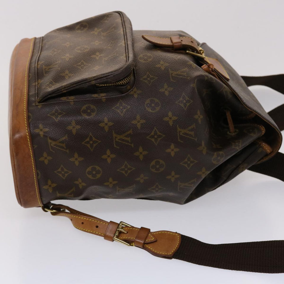 Louis Vuitton Monogram Montsouris GM Backpack LV Auth yk7608