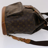 Louis Vuitton Monogram Montsouris GM Backpack LV Auth yk7608
