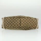 Gucci GG Canvas Shoulder Bag Beige 130736 yt927
