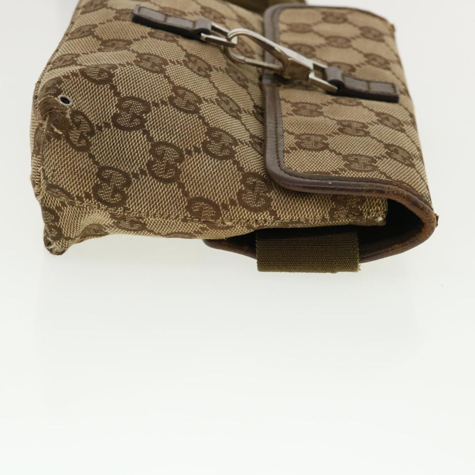 Gucci GG Canvas Waist Bag Beige 92548 212792 yt967
