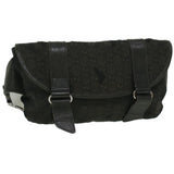Gucci GG Canvas Waist Bag Black 145851 200905 yt968