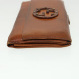 Gucci GG Canvas Web Sherry Line Long Wallet 2Set Beige Brown Red yt976
