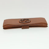 Gucci GG Canvas Web Sherry Line Long Wallet 2Set Beige Brown Red yt976