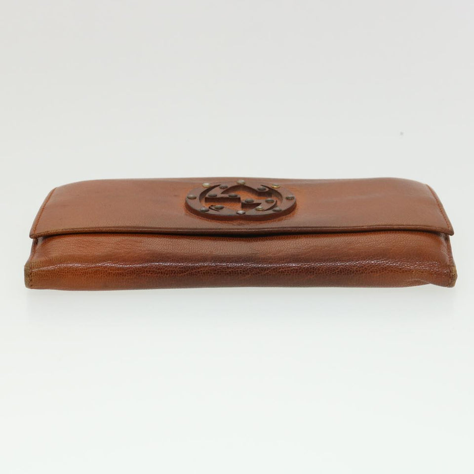 Gucci GG Canvas Web Sherry Line Long Wallet 2Set Beige Brown Red yt976