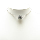 Chanel Metal Coco Mark Mirror Ball Necklace D21K
